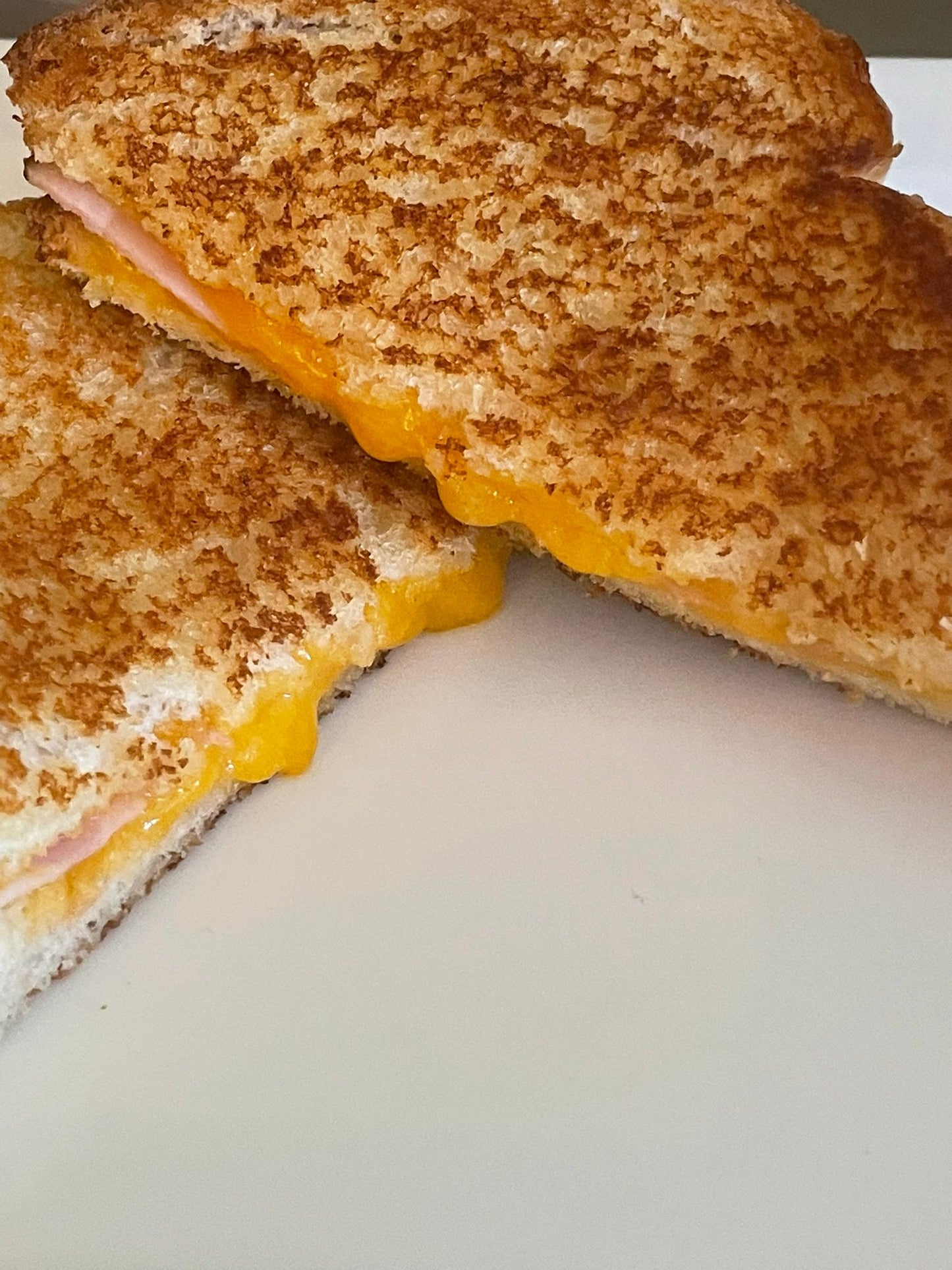 Grilled cheese with bacon or ham