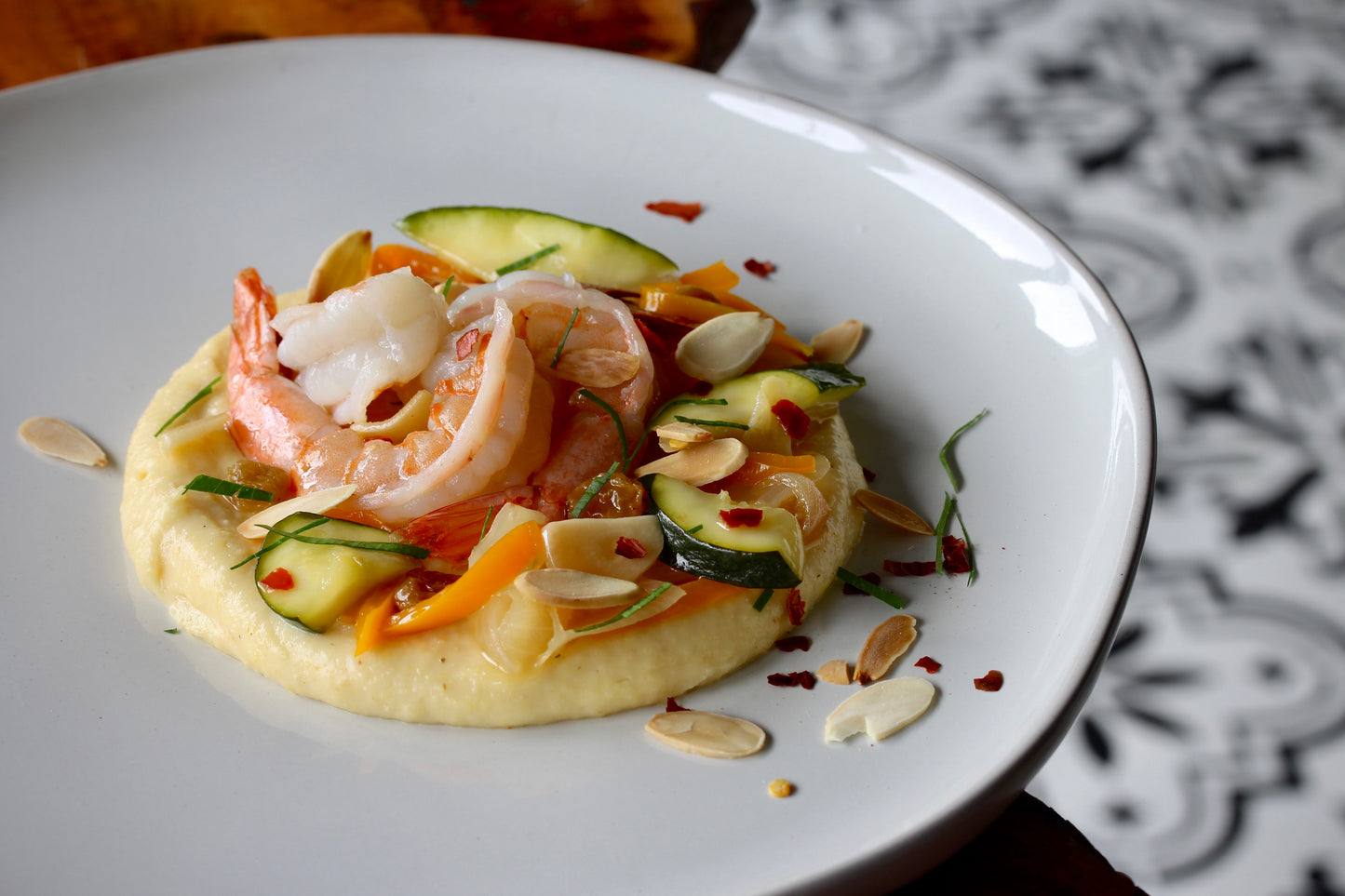 Venetian Prawns & Polenta