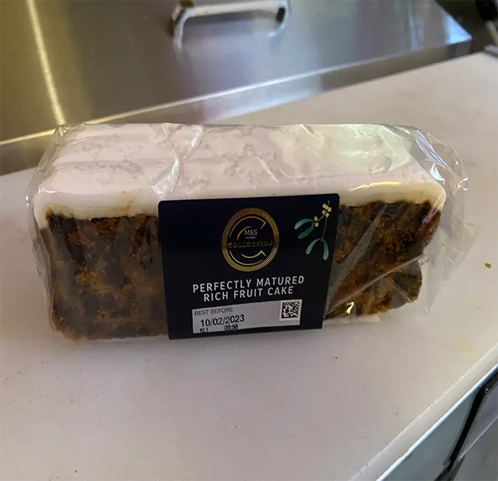 Iced Fruit cake