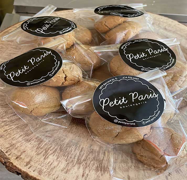Peanut butter cookies - bag of 3