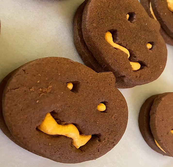 Chocolate pumpkin cookie