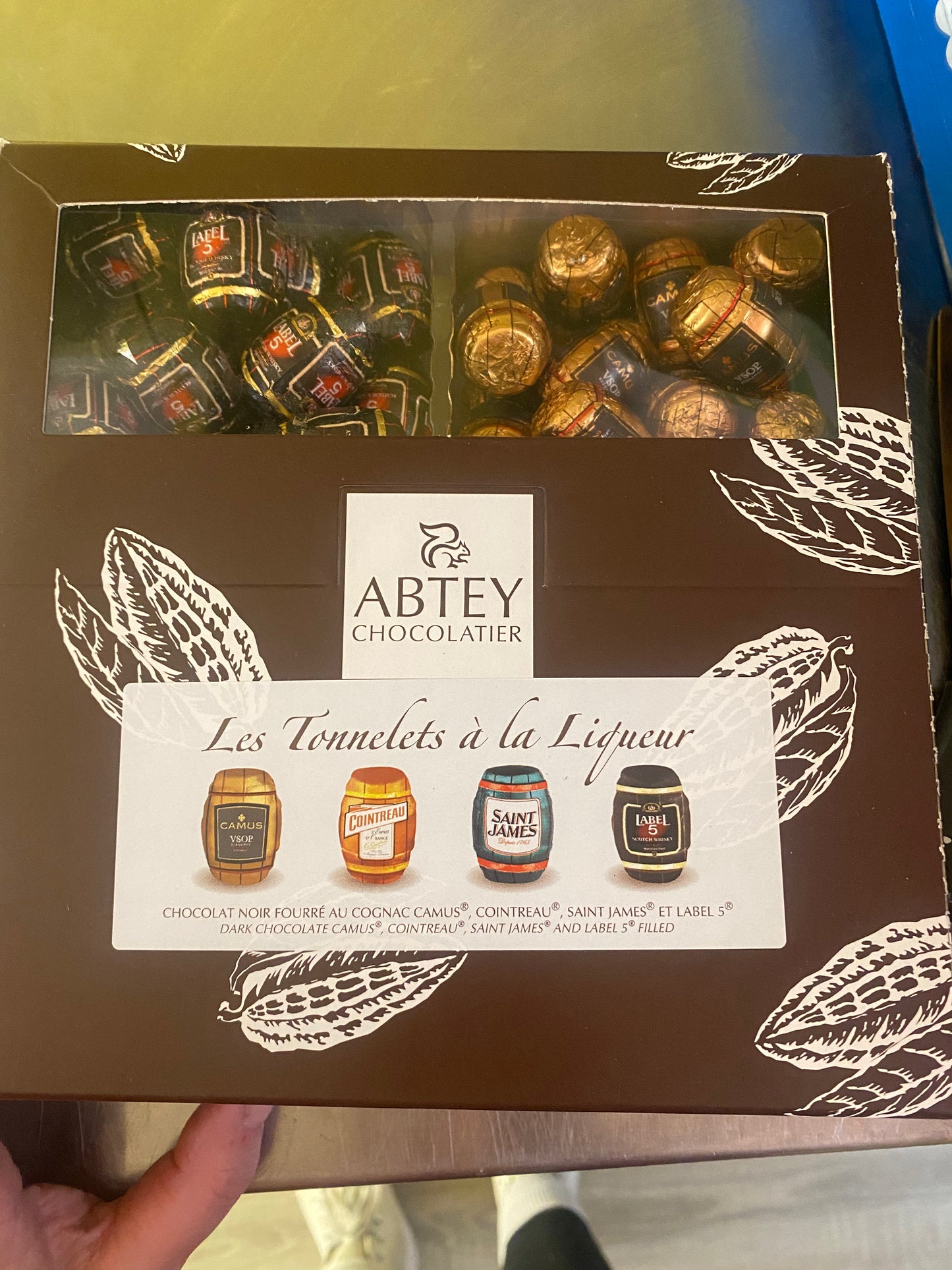 Assorted liqueur barrels