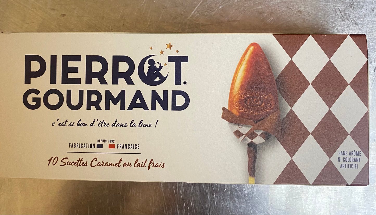 Lollipops caramel box of 10