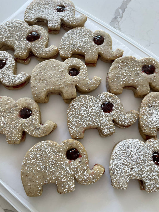 Linzer cookies (single)