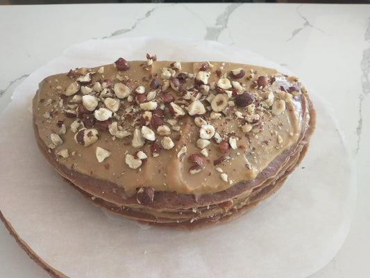 Hazelnut chocolate crepe cake (by slice)