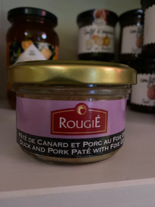 Rouge pork and duck pate
