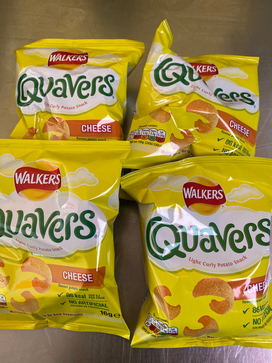 Quavers curly potato chips (single)