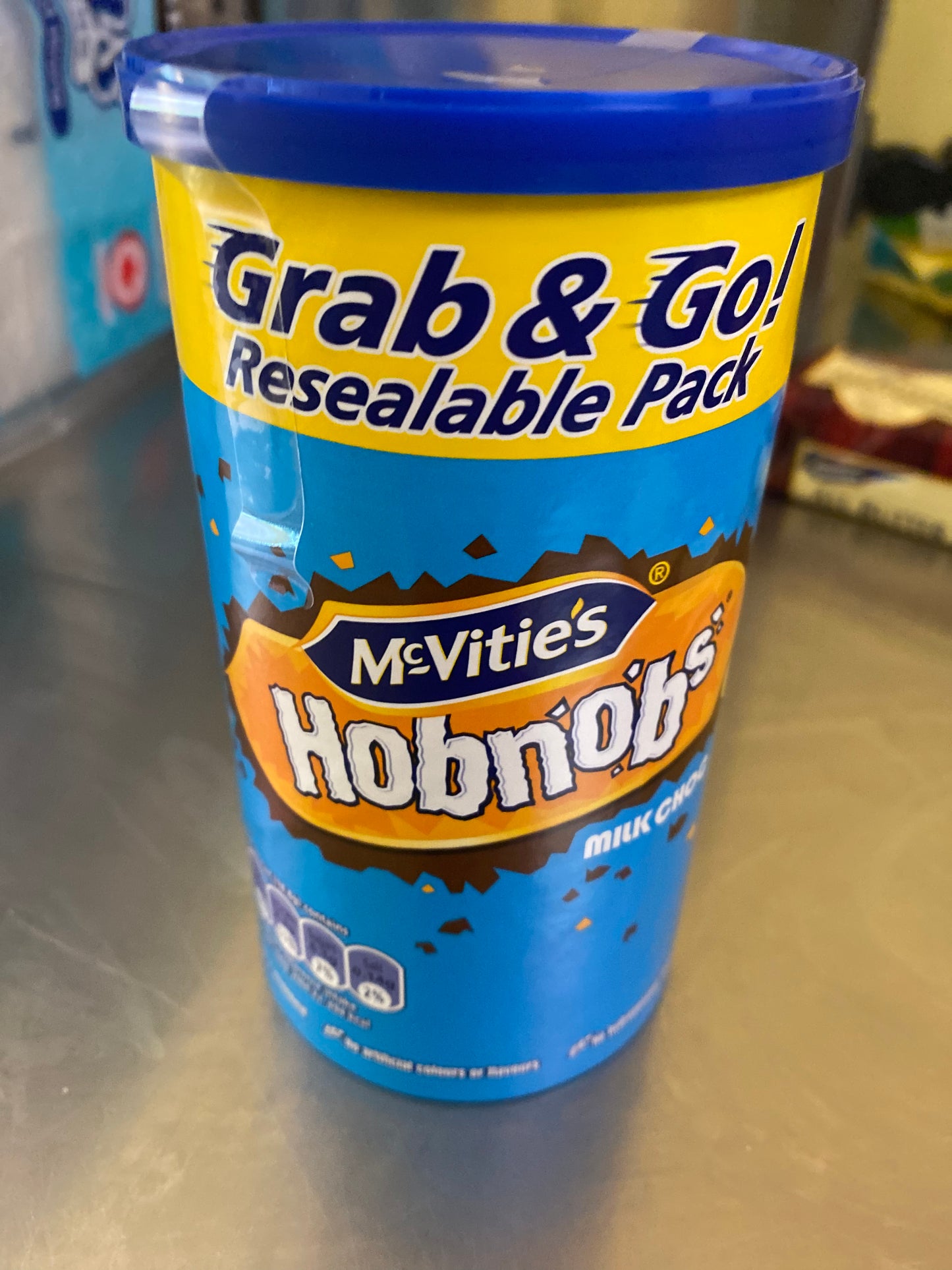 Milk chocolate Hobnobs ( in Tube)