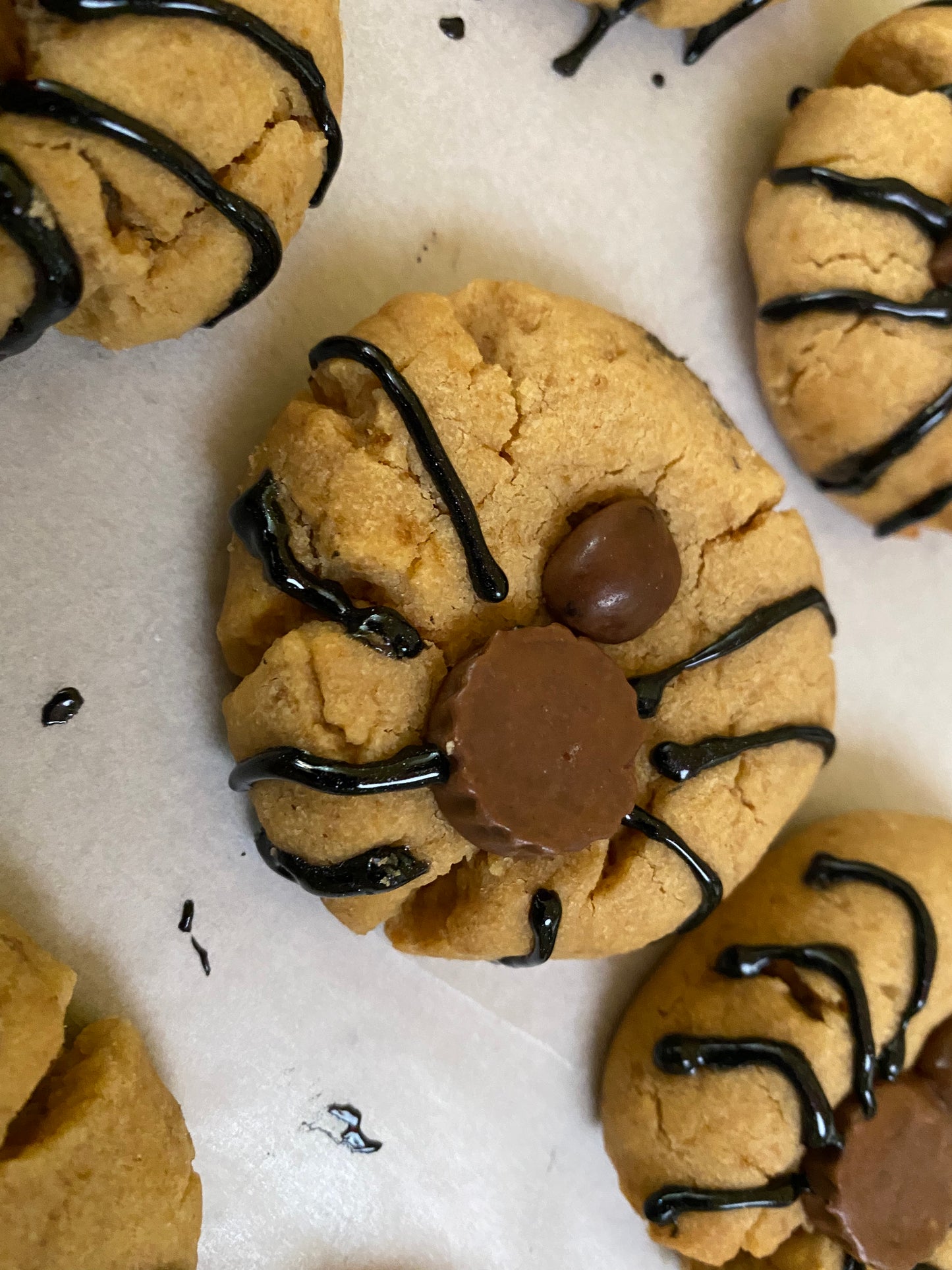 Spider cookies