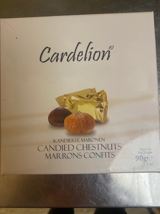 Candied chestnuts gift box
