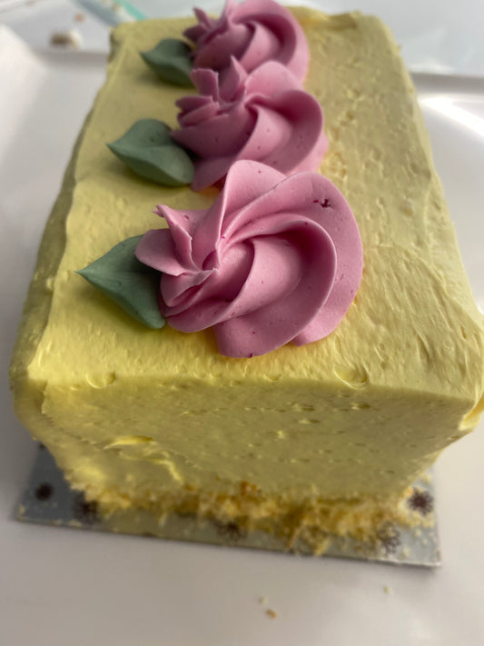 Dufflet cakelette lemon raspberry