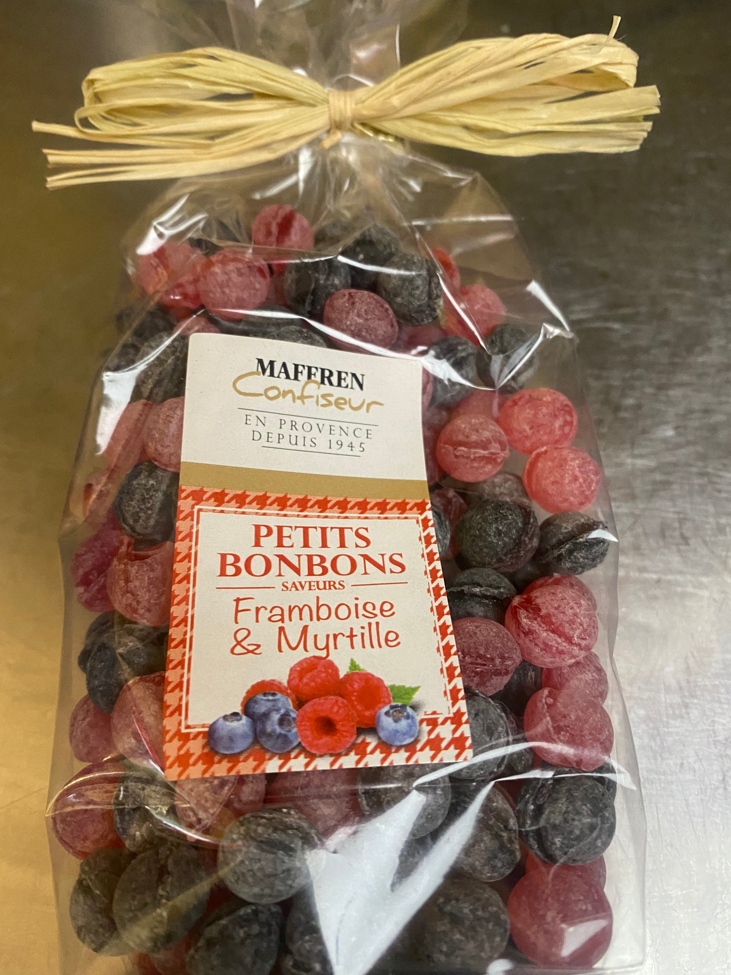 Blueberry & raspberry sweets bag