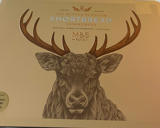 Shortbread (stag) tin 650g