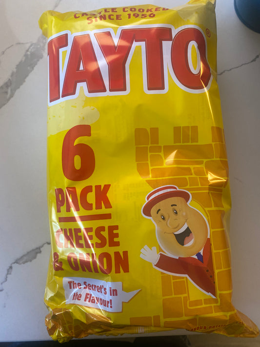 Tayto chips (bag of six)