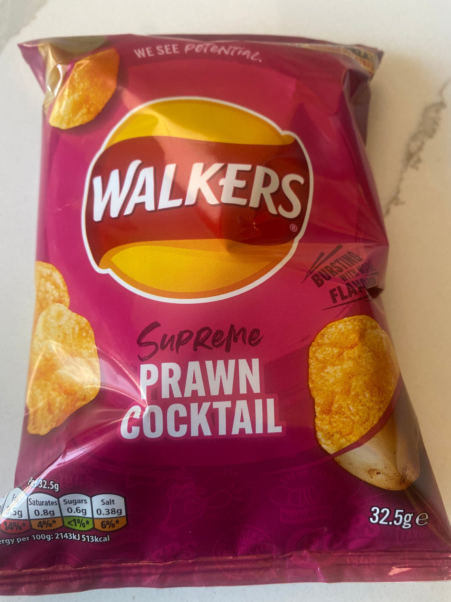 Walkers prawn cocktail chips