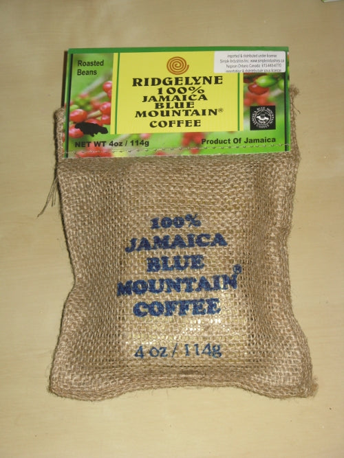Jamaican Blue Mountain Coffee (1/4 lb)